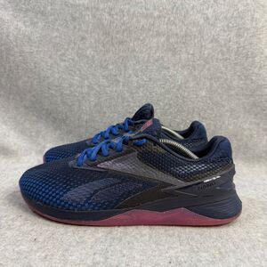 Reebok Shoes Womens Size 7.5 Blue Crossfit Workout Athletic Running Sneakers